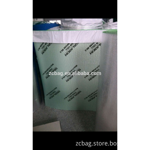 Roof Ceilings Aluminum 6.5mm crosslinked closed XPE Foam Foil Insulation Reflective Foam isolation material